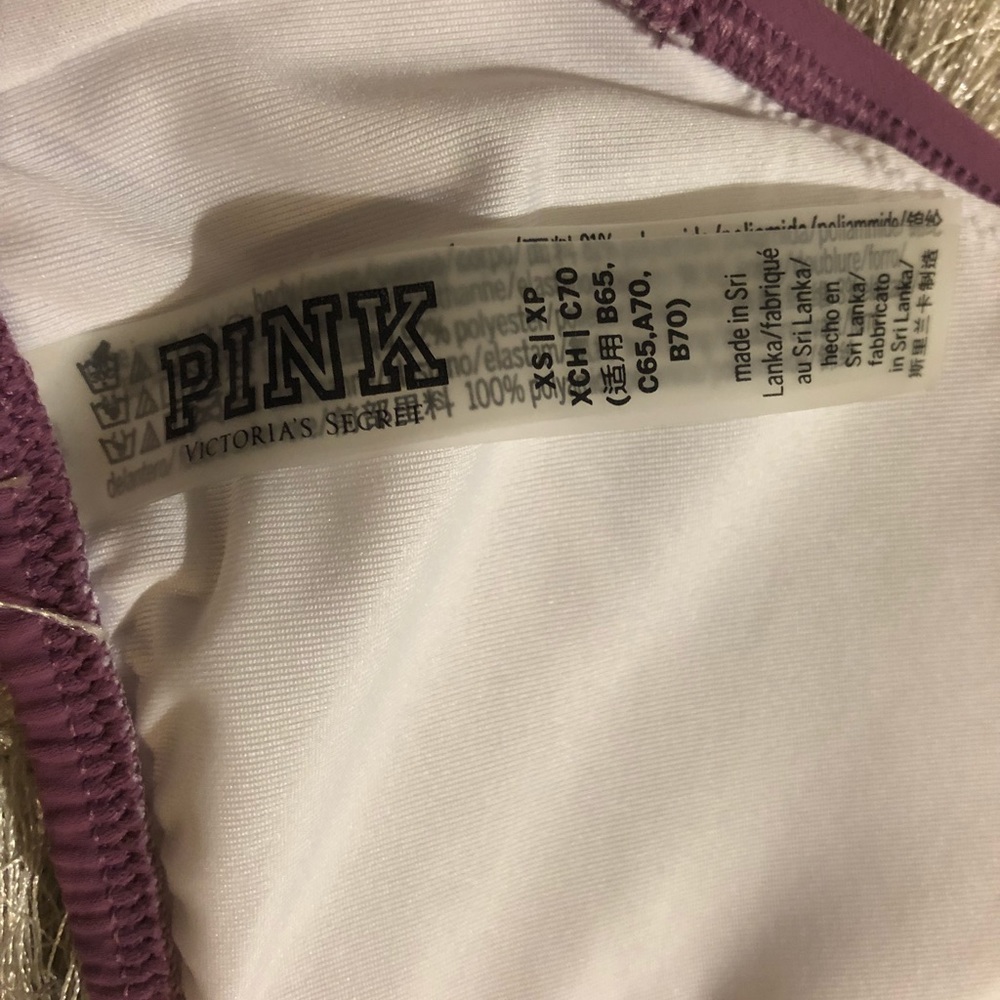 PINK High Neck Bikini Top - Picture 4 of 4